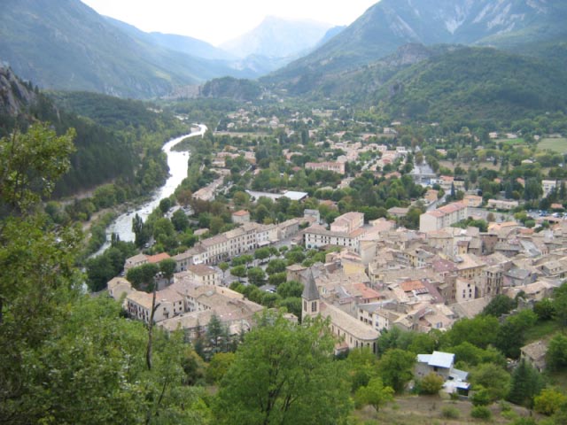 Uitzicht over Castellane